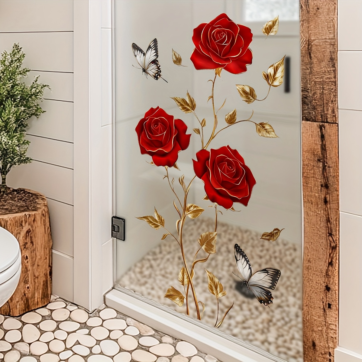 1Pc Charming and Romantic Red  - đánh giá và giá Home Decor Window Blinds