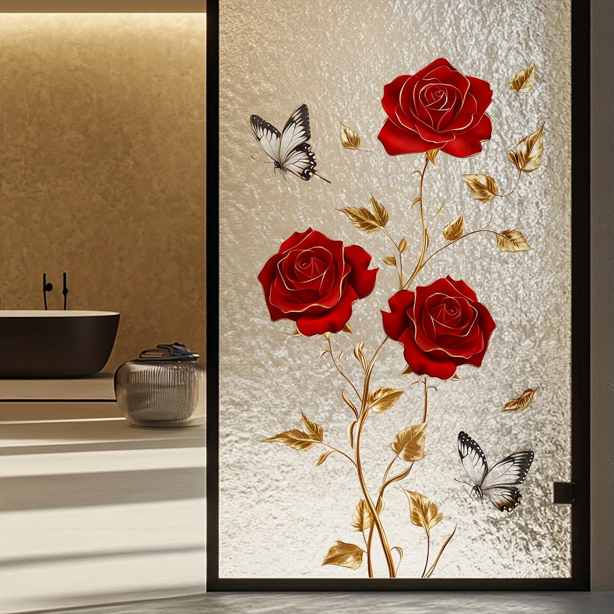 1Pc Charming and Romantic Red  - đánh giá và giá Home Decor Window Blinds