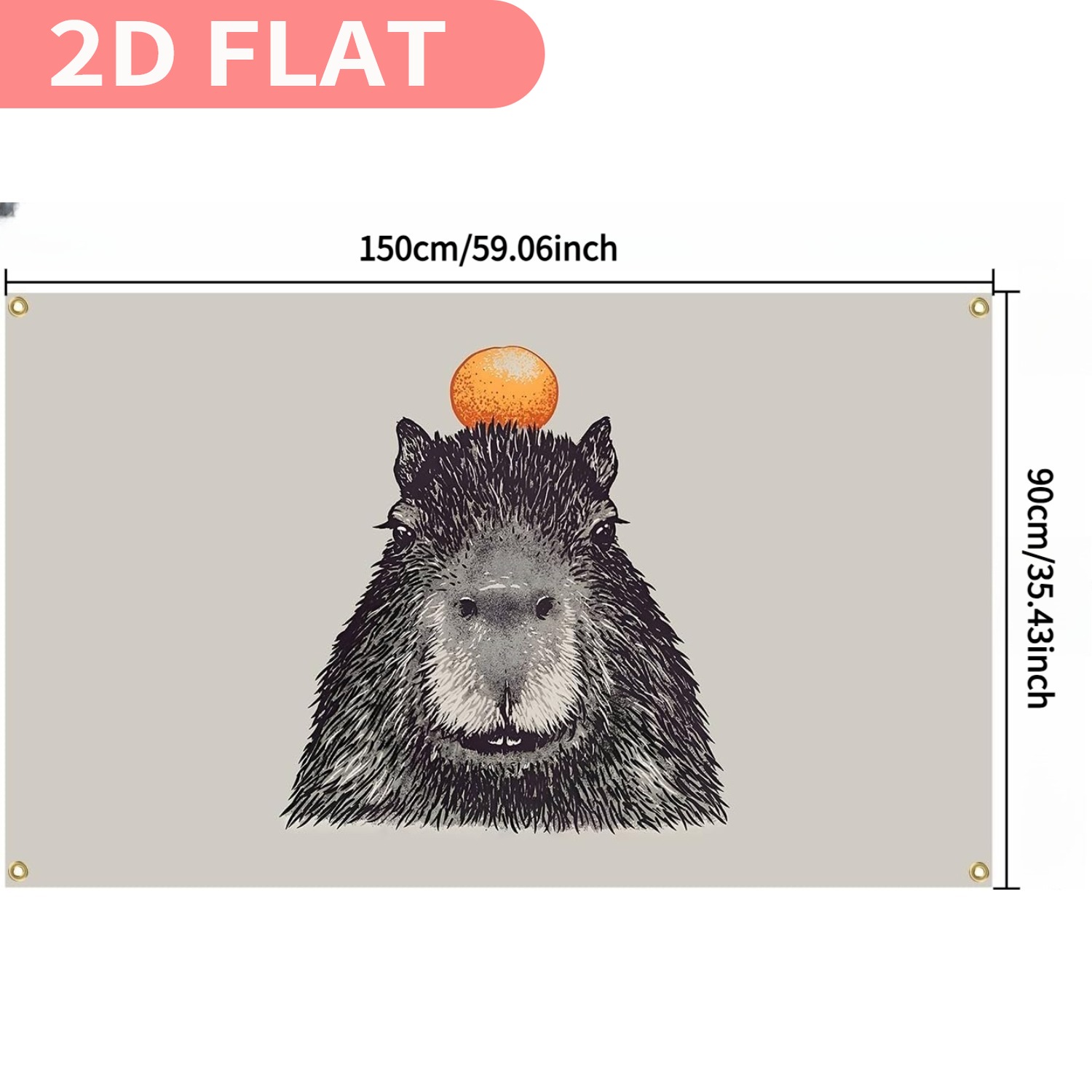1pc Capybara Tapestries, Wall  - đánh giá và giá Aesthetic Tapestry