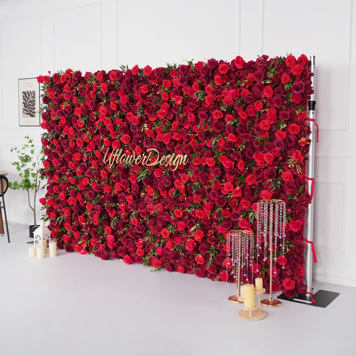 Uflower Red Rose luxury 5D Flo - đánh giá và giá Home Decor Event