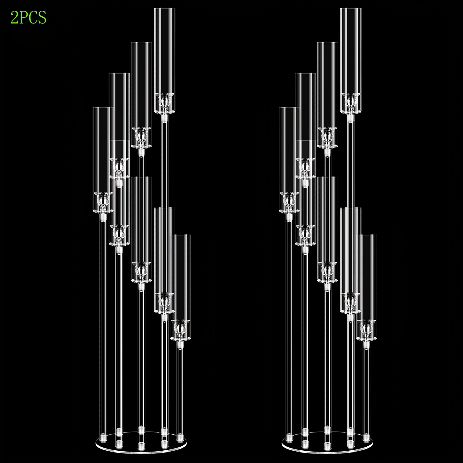 2 Set 8-Arm Clear Acrylic Cand - đánh giá và giá Home Decor Ramadan