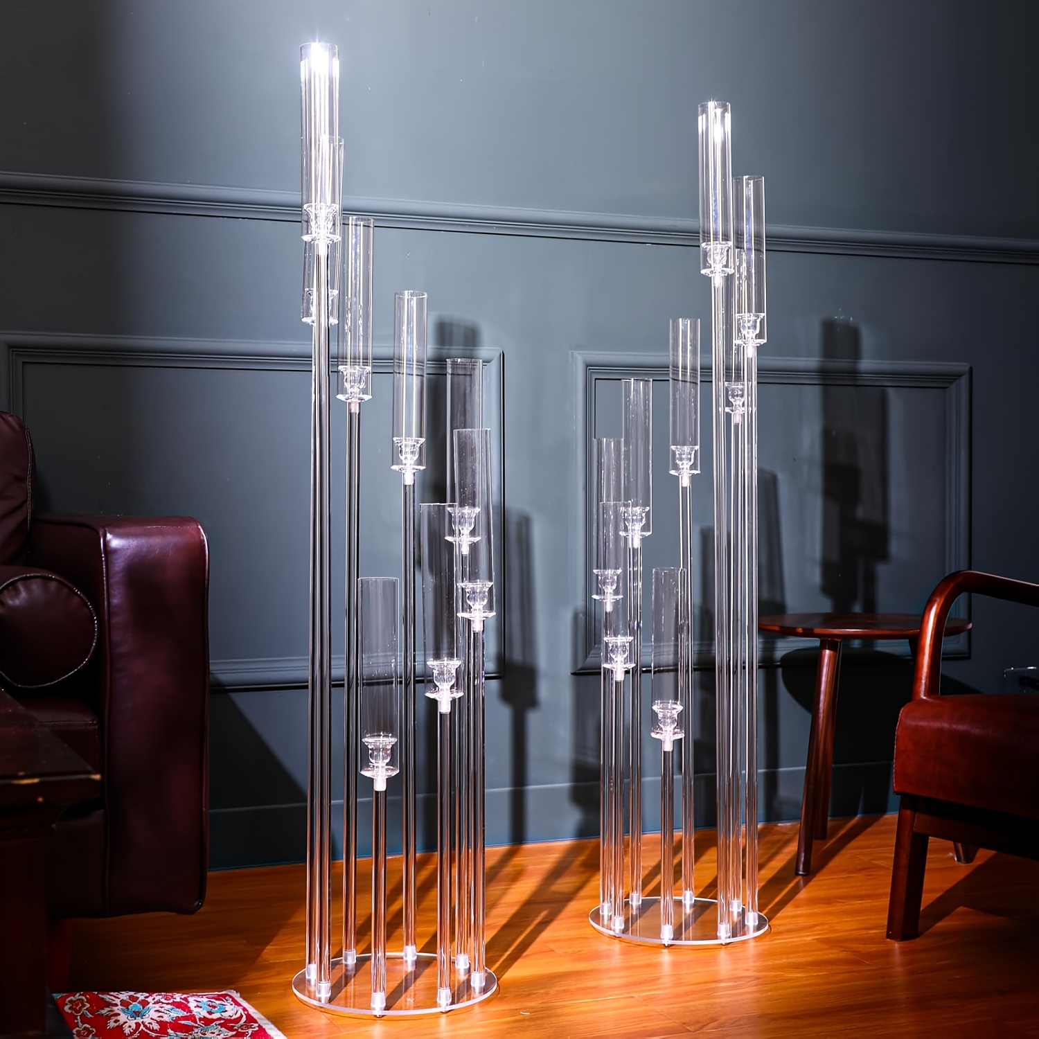 2 Set 8-Arm Clear Acrylic Cand - đánh giá và giá Home Decor Ramadan
