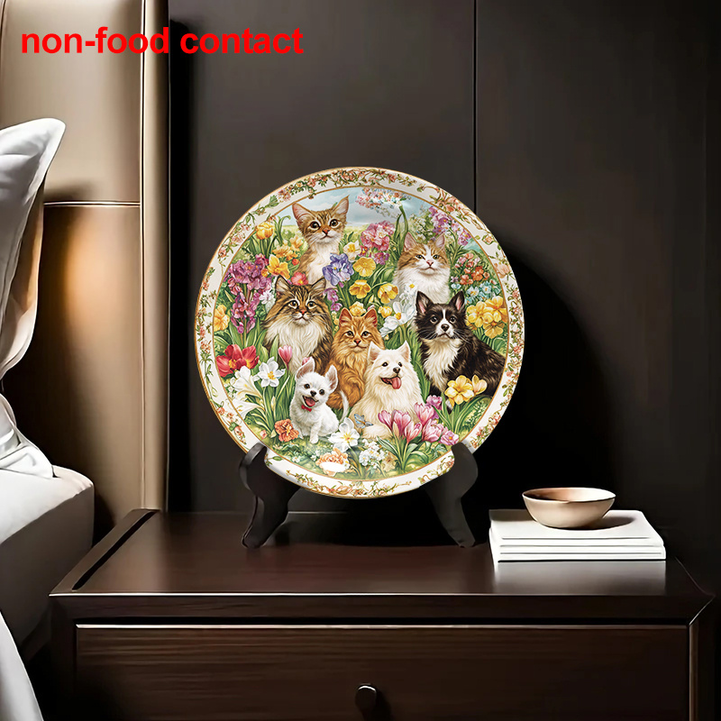 1pc 8-Inch Round Ceramic Hangi - đánh giá và giá Ceramic Trinket Dish