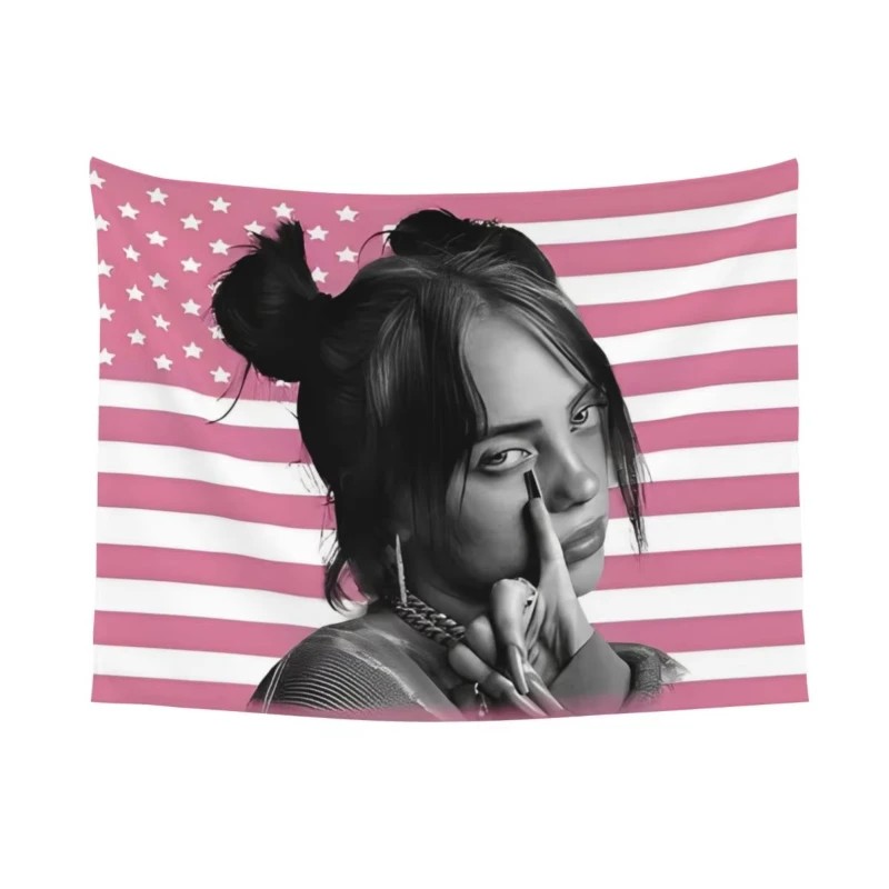 VIKAMA Billie Eilish Tapestry  - đánh giá và giá Aesthetic Tapestry