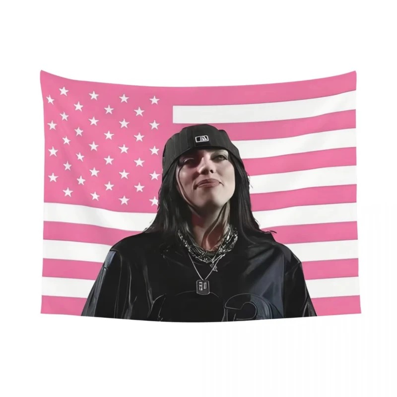 VIKAMA Billie Eilish Tapestry  - đánh giá và giá Aesthetic Tapestry