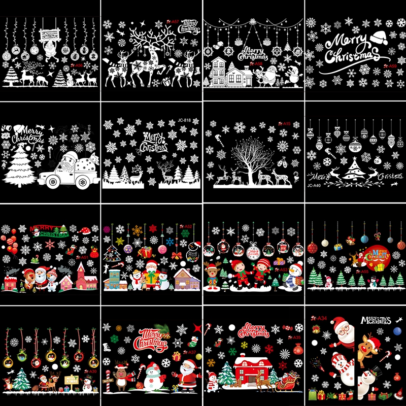 2025 Merry Christmas Wall Stic - đánh giá và giá Home Decor Window Blinds
