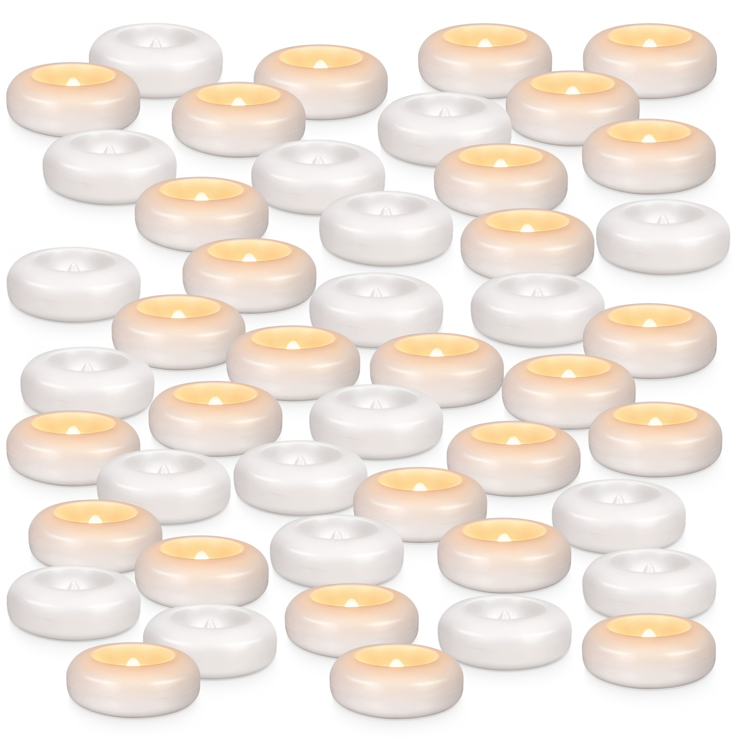 48 LED Floating Candles, 3-inc - đánh giá và giá Home Decor Event