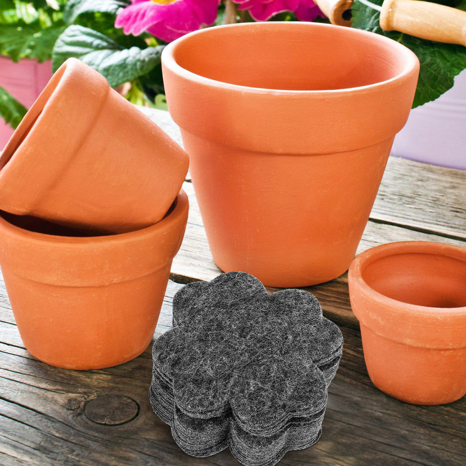 40Pcs Flowerpot Bottom Pad Bre - đánh giá và giá Succulent Planter Pot