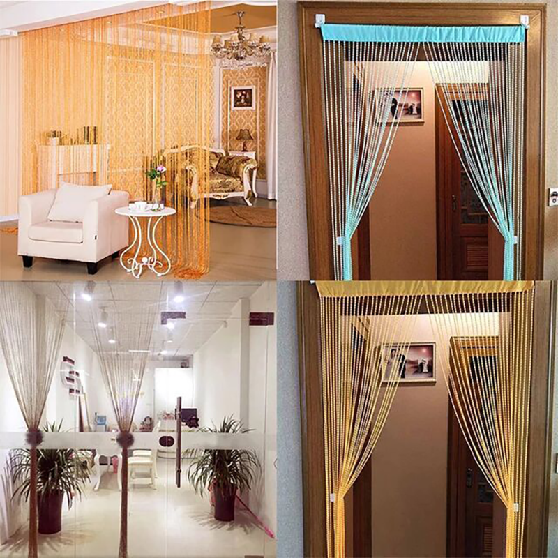 Multi-color Thread Line Curtai - đánh giá và giá Home Decor Window Blinds