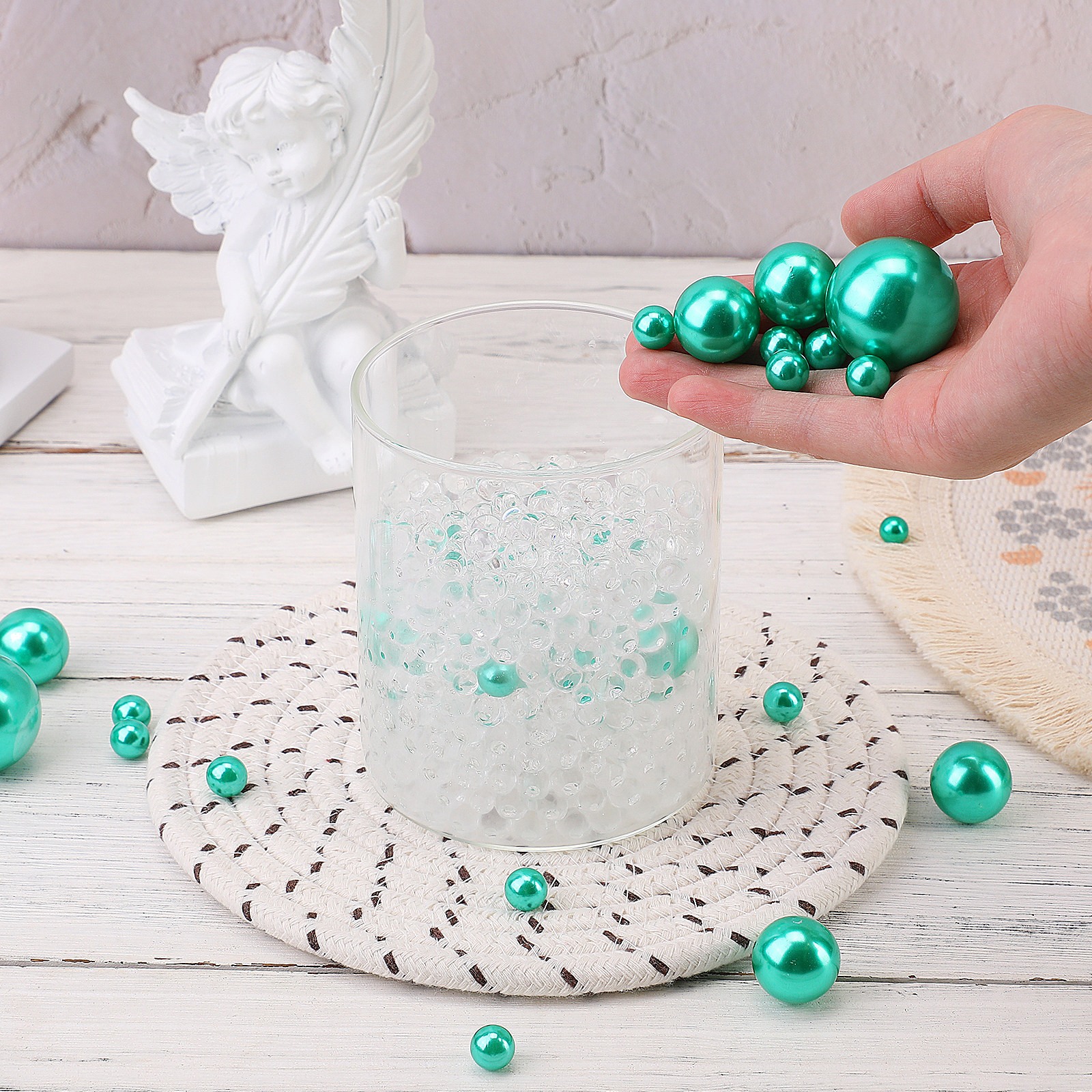 125Pcs Plastic Pearl Vase Fill - đánh giá và giá Home Decor Event
