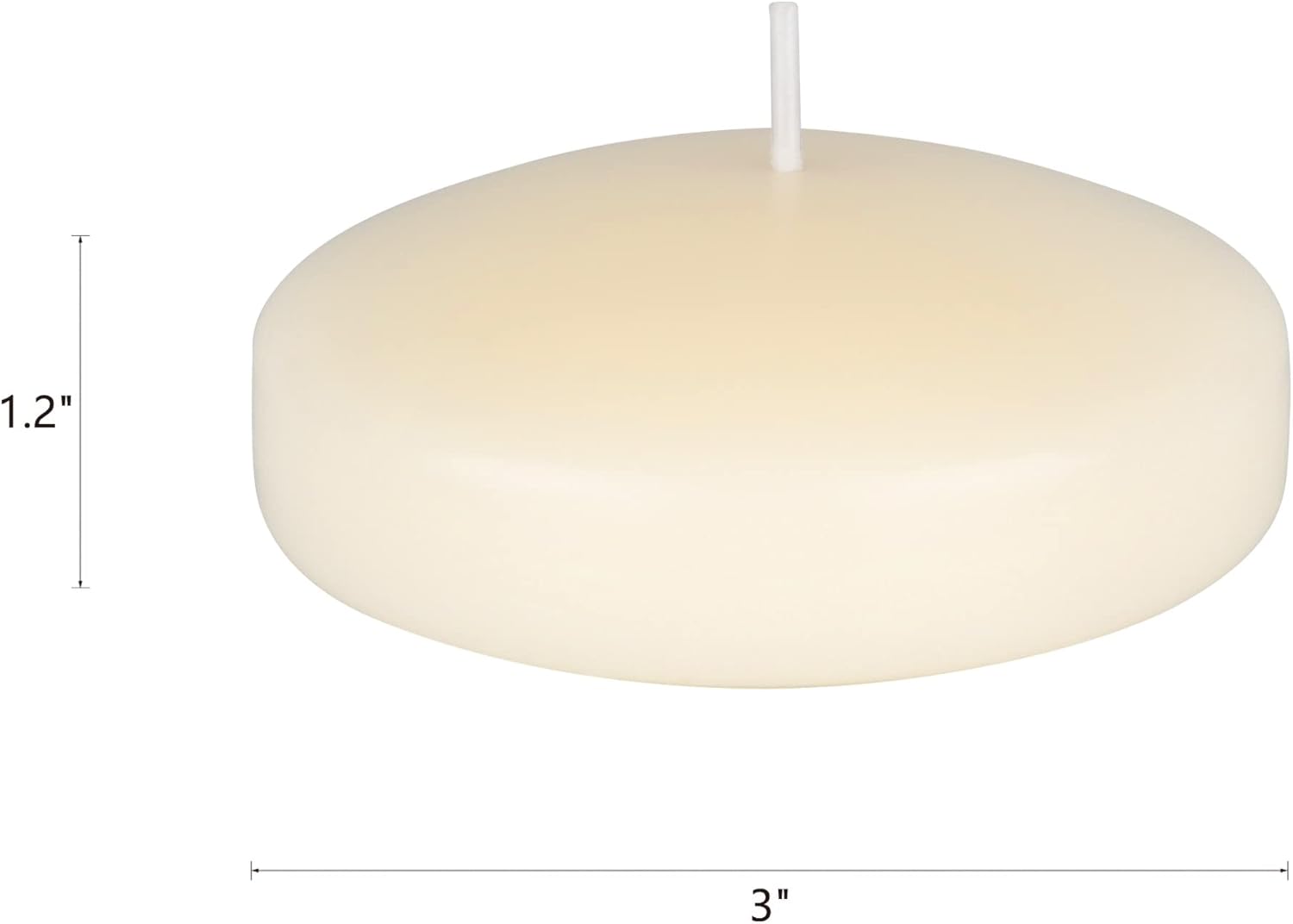 24 Unscented Ivory Floating Ca - đánh giá và giá Home Decor Event