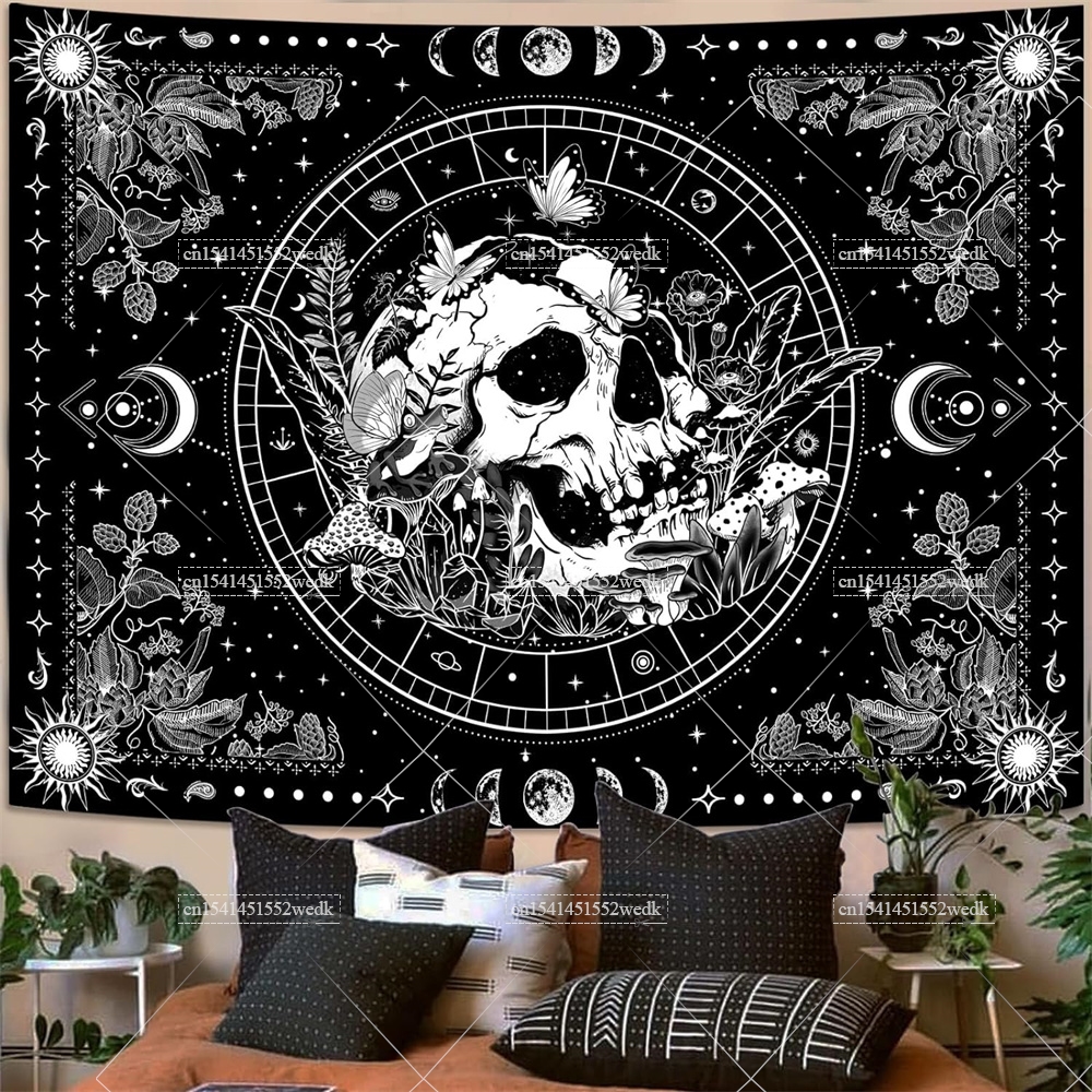 Black And White Skeleton Tapes - đánh giá và giá Aesthetic Tapestry
