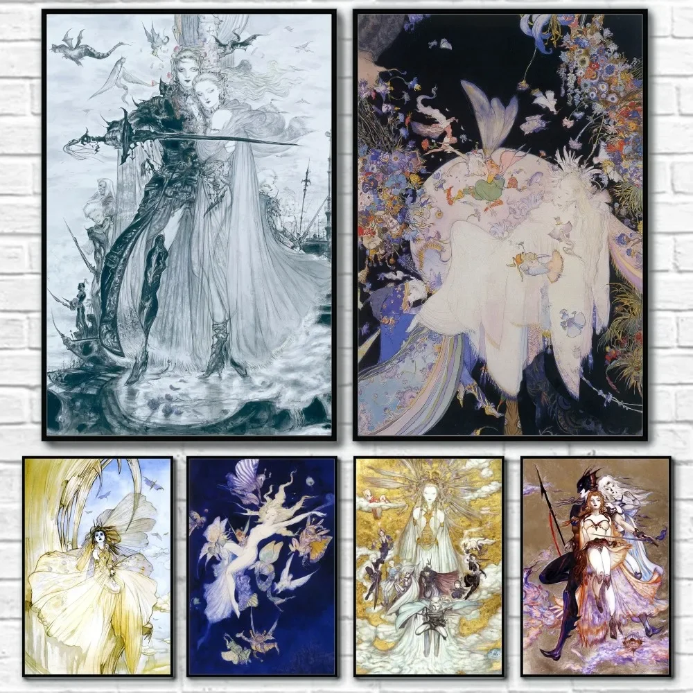 Yoshitaka Amano Final Fantasy  - đánh giá và giá Home Decor Game