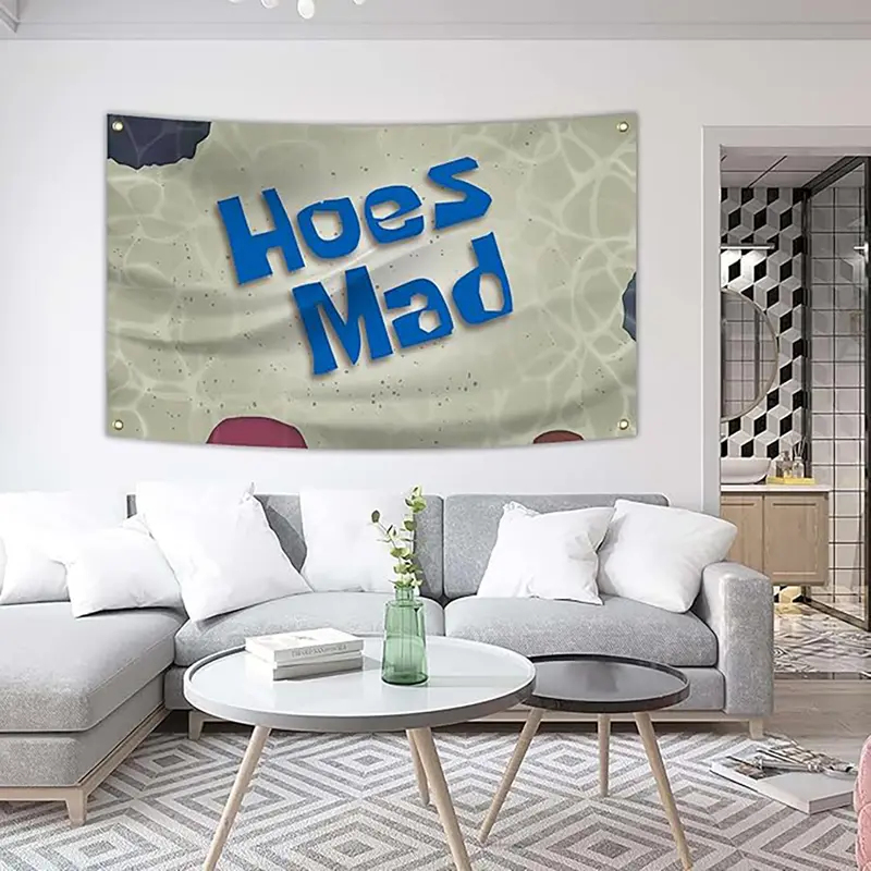 Hoes Mad Humorous Art Tapestry - đánh giá và giá Home Decor Minimalist Style
