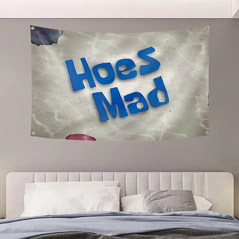 Hoes Mad Humorous Art Tapestry - đánh giá và giá Home Decor Minimalist Style