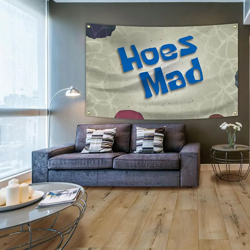 Hoes Mad Humorous Art Tapestry - đánh giá và giá Home Decor Minimalist Style