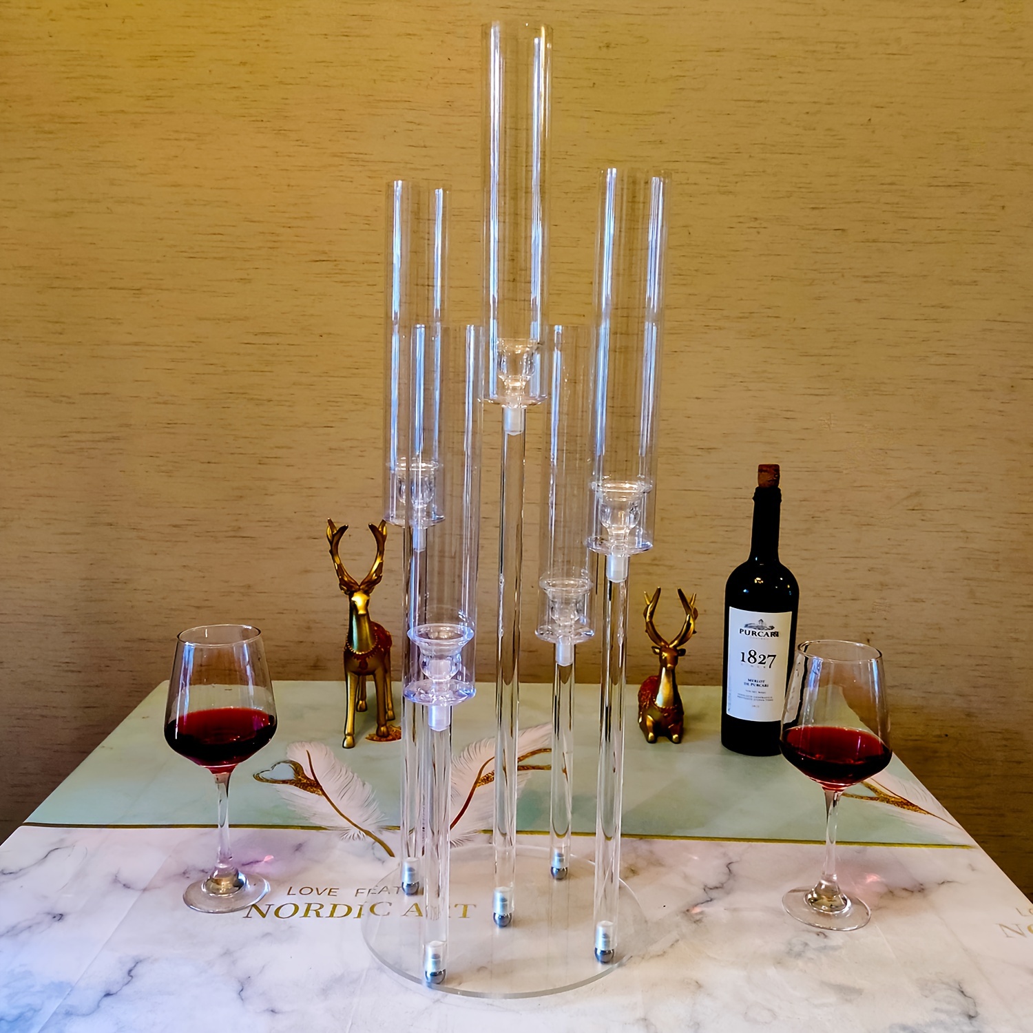 2pcs Elegant Clear Acrylic Can - đánh giá và giá Home Decor Ramadan